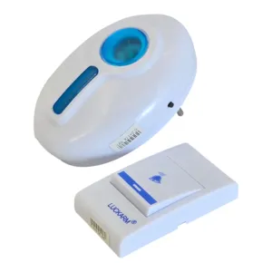 Sonerie Wireless fără Fir cu Receptor Interior și Buton Exterior, Montaj Rapid pentru Casă, Apartament, Birou și Spații Comerciale