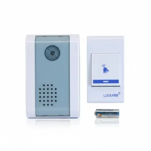 Sonerie Wireless fără Fir cu Receptor și Buton de Apel, Instalare Rapidă pentru Casă, Apartament, Birou și Spații Comerciale