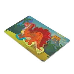 Puzzle din Lemn 3D Dinozaur – Jucărie Educativă, Practică și Ergonomică