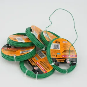 Sarma Metalica Acoperita cu Plastic 1.2 mm x 20 m – Rezistenta si Flexibila, Ideala pentru Gradinarit, Legatorie si Proiecte DIY