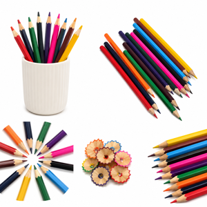 Set 12 Creioane Colorate pentru Școală, Desen și Activități Creative