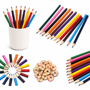 Set 12 Creioane Colorate pentru Desen, Colorat, Școală și Hobby Creativ