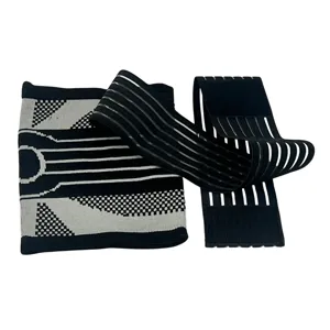 Genunchieră Elastică Sportivă cu Bandă de Susținere Reglabilă – Design Ergonomic, Compresie Uniformă, Material Respirabil, Ideală pentru Fitness, Recuperare și Activități Sportive
