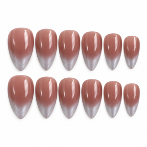 Set Unghii False Decorative pentru Manichiură, Aplicare Rapidă, Aspect Natural și Elegant, Ideale pentru Uz Personal și Ocazii Speciale