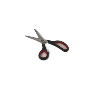 Foarfecă Universală din Oțel Inoxidabil, Mânere Ergonomice Roșii, Lungime 20 cm, Multifuncțională pentru Bucătărie, Birou, Materiale Textile și Hârtie, Lame Ultra-Ascuțite, Rezistentă la Coroziune