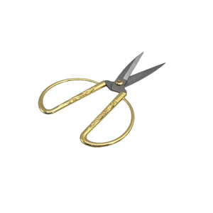 Forfecuță Profesională, Flori și Grădinărit, Lamă Metalică Ascuțită, Mâner Ergonomic Auriu