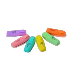 Set 6 Mini Markere Sublinieri Pastel – Evidentiere Delicata si Stilata, Culori Pale pentru Agenda, Jurnal, Scoala sau Birou