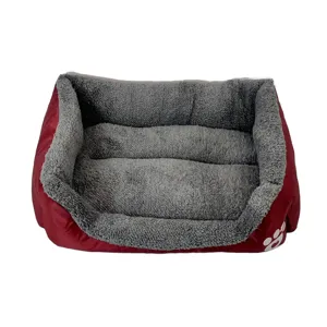 Pat Rectangular pentru Câini și Pisici, Mărimea M – Interior Căptușit, Material Moale, Disponibil în Mai Multe Culori