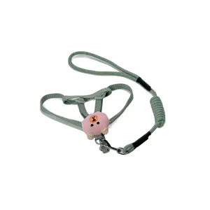 Ham cu Lesă pentru Pisici și Câini Mici – Accesoriu Decorativ, Cataramă Reglabilă, Disponibil în Mai Multe Culori