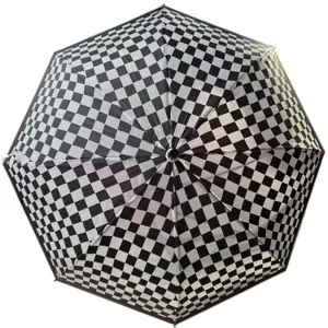Umbrelă pentru Ploaie cu Mâner Curbat, Design Modern și Structură Rezistentă