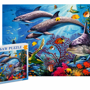 Puzzle 1000 Piese 50 x 75 cm, Puzzle pentru Adulți și Pasionați de Asamblare