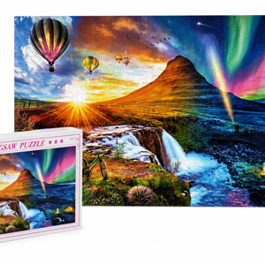 Puzzle 1000 Piese 50 x 75 cm, Joc de Asamblare pentru Relaxare și Concentrare