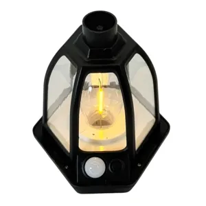 Lampă LED exterior 18W cu senzor de mișcare, model HW 669-1W – Acumulator 1200mAh, design tip lanternă