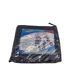 Pelerină de Ploaie Impermeabilă cu Glugă și Bandă Reflectorizantă, Model Tip Poncho, Protecție împotriva Ploii și Vântului, Ușoară și Practică, Bleumarin