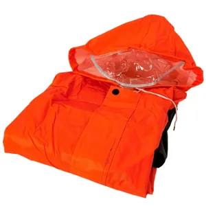 Costum de Protecție Reflectorizant și Impermeabil – 2 Piese (Geacă + Pantaloni) | Echipament Muncă Exterior, Drumuri, Construcții, Ploaie și Vânt