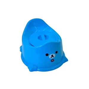 Oliță Copii cu Design Ursuleț – Plastic Rezistent, Ergonomică și Ușor de Curățat, Disponibilă în Mai Multe Culori