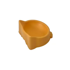Castron din Plastic în Formă de Pisică – Design Drăgălaș cu Urechi, Practic pentru Hrană și Apă, Disponibil în Mai Multe Culori