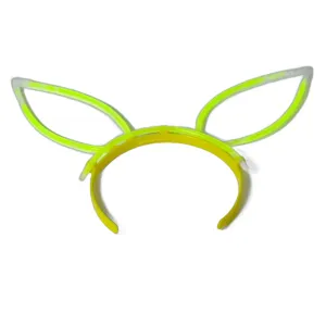Bentiță Luminoasă cu Urechi – Accesoriu Party LED, Culori Neon, Ideală pentru Petreceri și Evenimente