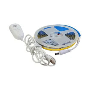Banda LED cu Senzor Miscare 5m 12V, Smart USB Body Sensing, Iluminare Automata 120°, Model 20429-98