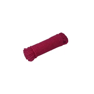 Sfoară Nailon 6 mm, 15 m, Rezistentă la Umiditate și Tensiune, Ideală pentru Exterior, Construcții și Gospodărie – Disponibilă în Mai Multe Culori