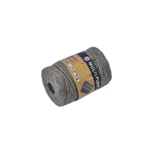 Sfoară Din Cânepă 3 mm, Bobină 200 g, Naturală și Rezistentă, Biodegradabilă, Ideală pentru Ambalaje, Grădinărit, Handmade și Organizare