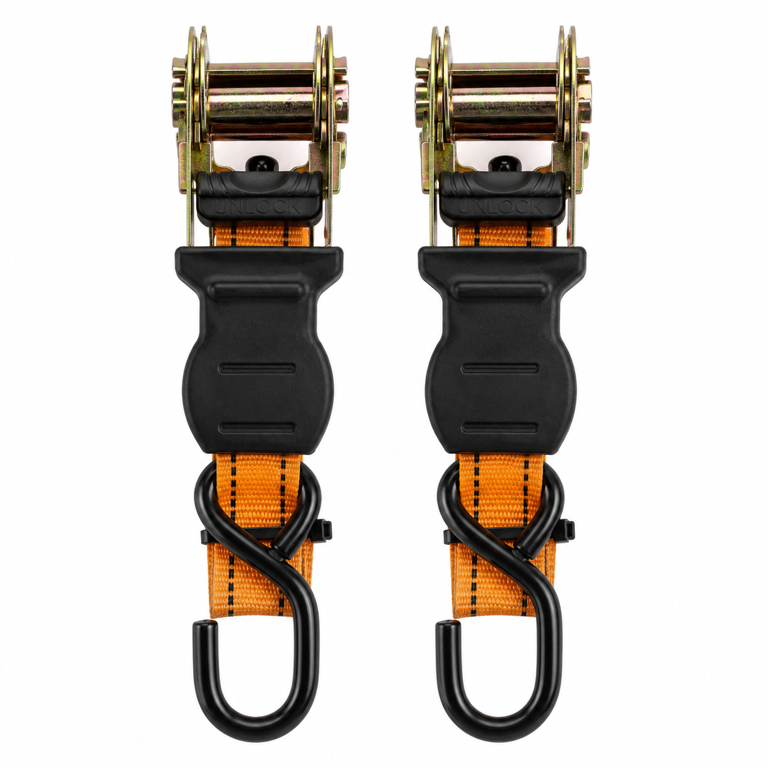 CHINGĂ DE FIXARE CU CLICHET ȘI CÂRLIGE 4.5M × 25MM