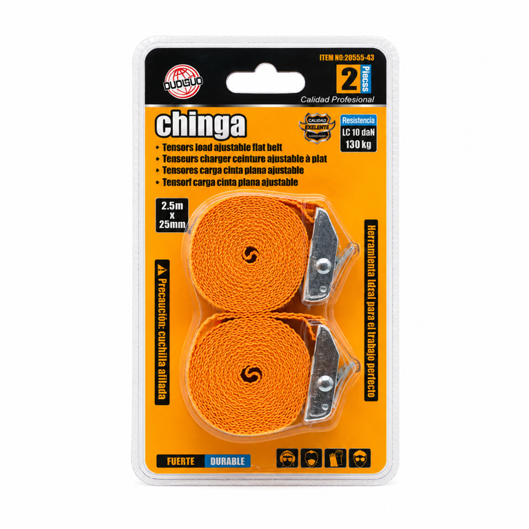 SET 2 CHINGI DE FIXARE CU CLICHET 2.5M × 25MM