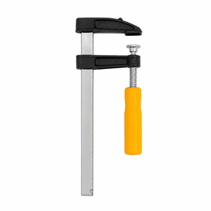 Menghină Tip F pentru Lemn și Atelier, Clemă de Strângere cu Șurub Reglabil și Mâner Ergonomic, pentru Fixare și Lipire