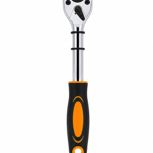 Cheie cu Clichet Manuală Reversibilă, Mâner Ergonomic Antiderapant, pentru Tubulare și Lucrări de Mentenanță