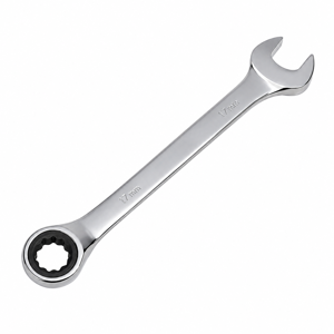 Cheie Fixă Combinată cu Clichet 17 mm, Oțel Rezistent pentru Strângere și Desfacere Șuruburi și Piulițe
