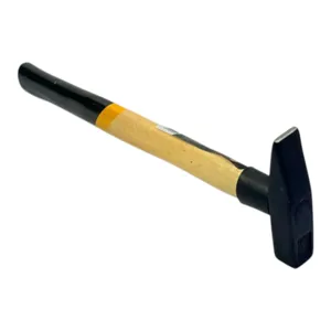 Ciocan dulgher cu mâner din lemn și cap metalic, greutate 200 g