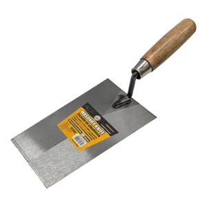 Mistrie Dreptunghiulară pentru Zidărie și Tencuială, cu Mâner din Lemn