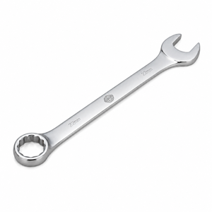 Cheie Combinată 25 mm Fixă și Inelară din Oțel pentru Uz Profesional