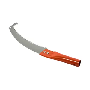 Fierăstrău manual pentru grădină 355 mm, lamă curbată din oțel cu dinți pentru tăiere crengi, compatibil cu coadă