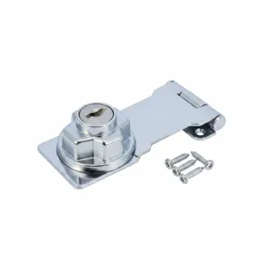 Încuietoare Metalică cu Cheie pentru Dulapuri, Uși Metalice, Cutii Electrice și Compartimente de Depozitare, cu Șuruburi de Montaj Incluse