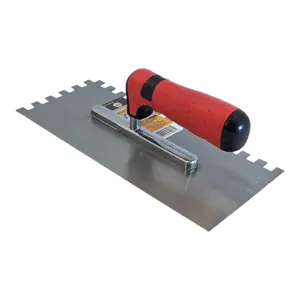 Gletieră Dinte 10 mm Profesională 280 x 140 mm, Mâner Ergonomic Antialunecare, pentru Aplicare Adeziv Plăci Ceramice și Gresie
