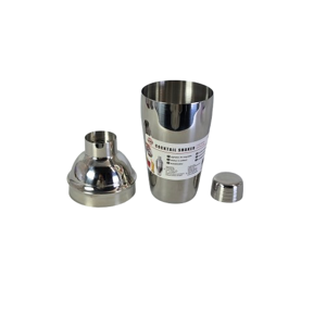 Coctelieră inox pentru preparare cocktailuri, shaker manual cu capac și filtru integrat pentru băuturi mixate20.