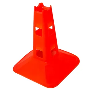 Con Antrenament 23 cm din Plastic Durabil – Cu Fante Laterale pentru Bariere și Exerciții de Slalom