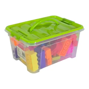 Joc construcții tip piese LEGO 300 g – Set blocuri de construcție colorate pentru copii, piese interconectabile pentru joacă creativă și dezvoltarea imaginației