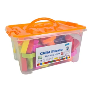 Joc construcții din piese tip LEGO 550 g – Set blocuri de construcție colorate interconectabile pentru copii, piese pentru construcții creative și joacă educativă