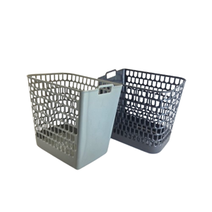 Cos Plastic cu Mâner pentru Depozitare și Organizare, Disponibil în Mai Multe Culori