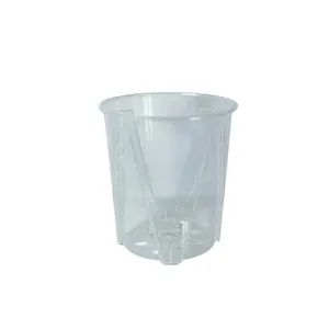 Ghiveci pentru Flori din Plastic 24 x 26.5 cm cu Sistem de Drenaj Integrat