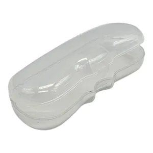 Toc Transparent din Plastic pentru Ochelari, Design Compact și Practic