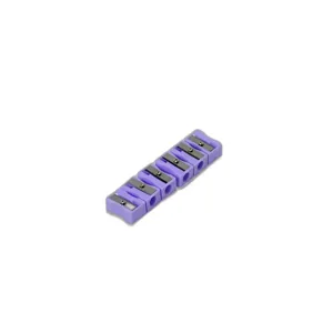 Set 6 Ascuțitori Dreptunghiulare Clasice – Lama Metalică Durabilă, Culori Mixte