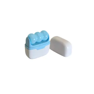 Aparat de Masaj Facial cu Role Duble și Efect Răcoritor, Compact și Ușor de Utilizat, Disponibil în Mai Multe Culori