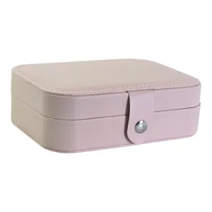 Cutie Bijuterii Portabila cu Inchidere Capse, Organizator Accesorii Elegant