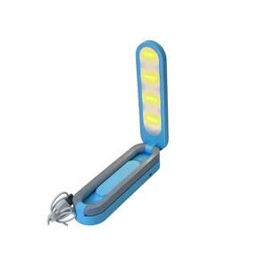 Lampă Portabilă LED pliabilă – Reîncărcabilă USB, 4 LED-uri Puternice, Design Compact, Ideală pentru Călătorii, Birou și Camping
