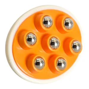 Aparat Manual de Masaj Anti-Celulită cu 7 Bile Rotative Metalice, Dispozitiv pentru Relaxare, Tonifiere și Stimularea Circulației