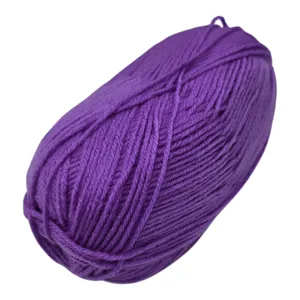 Fire pentru Tricotat 100 g, Culoare Mov, Fir pentru Croșetat și Proiecte Handmade