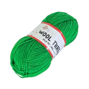 Fire pentru Tricotat și Croșetat Verde, Fir Acrilic Super Soft pentru Proiecte Handmade